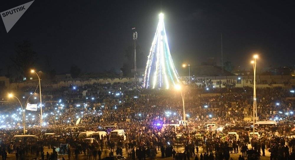 بالصور...ليلة أسطورية يشهدها العراق