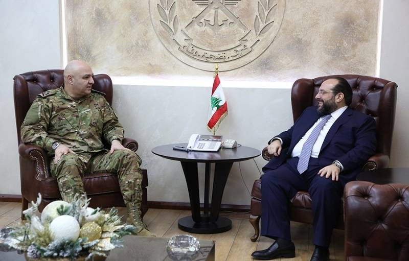 قائد الجيش استقبل قنصل لبنان في اريتريا وانطوان صفير