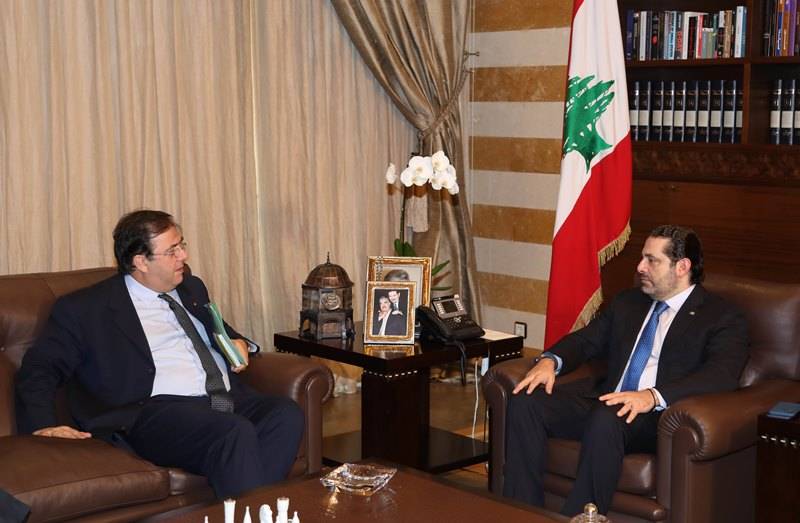الحريري استقبل السفيرين الفرنسي والمصري والحجار
