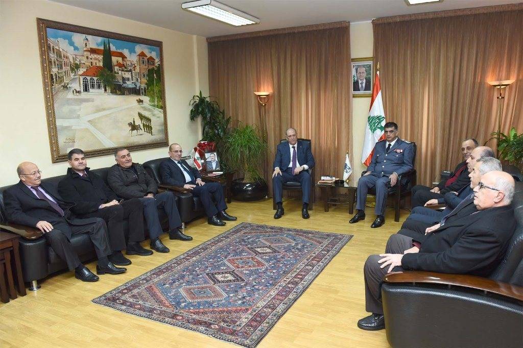 عثمان عرض مع الجراح شؤونا تهم منطقة البقاع الغربي والتقى وفودا