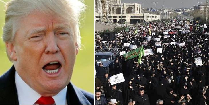 ترامب سكت وواشنطن: لا نريد انقلاب في ايران بل تغيير