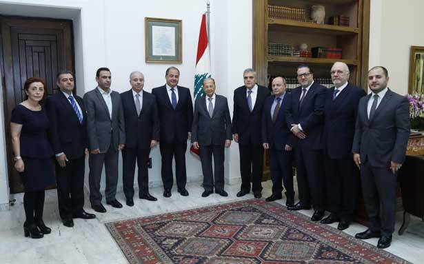 عون لوفد المجلس الإقتصاي والإجتماعي :
خطة إقتصاديّة للتوجّه نحو الإنتاج
والإنتقال من إلاقتصاد الريعي الى المنتج