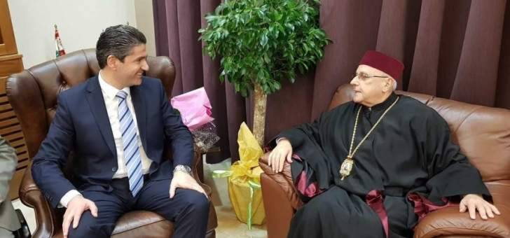 درويش هنأ محافظ البقاع الجديد: نأمل ان يكون هناك انماء متوازن