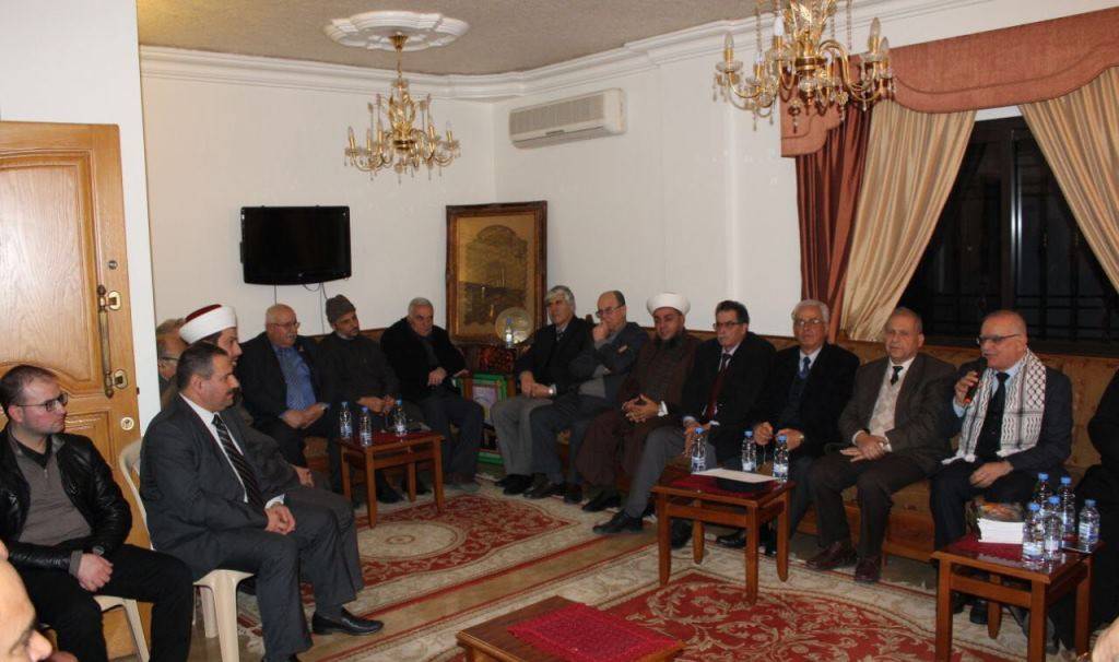 لقاء للمؤتمر الشعبي في عكار تضامنا مع القدس وفلسطين