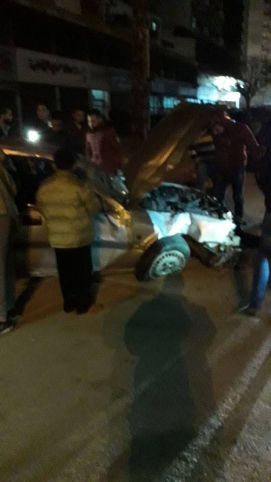 بالصور.. عندما انقلبت السيارة عند تقاطع المئتين!