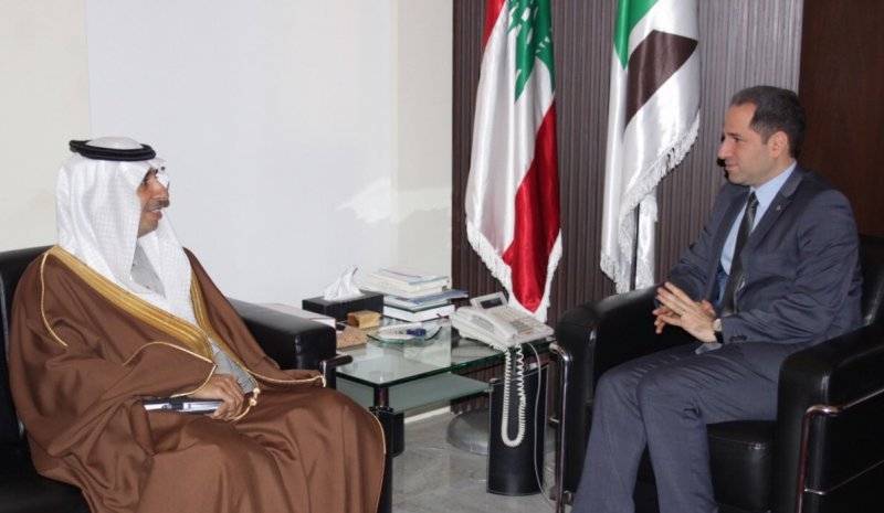 سامي الجميل استقبل اليعقوب