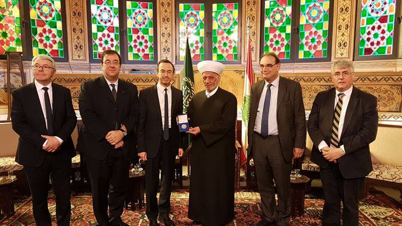 دريان عرض مع وفد مجلس الشيوخ الفرنسي اوضاع لبنان والمنطقة