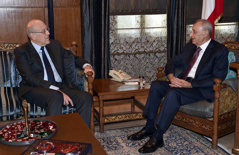 ميقاتي زار بري: الاقدميات تعطى لعسكريين قاموا بأعمال باهرة لا لمجموعة كاملة