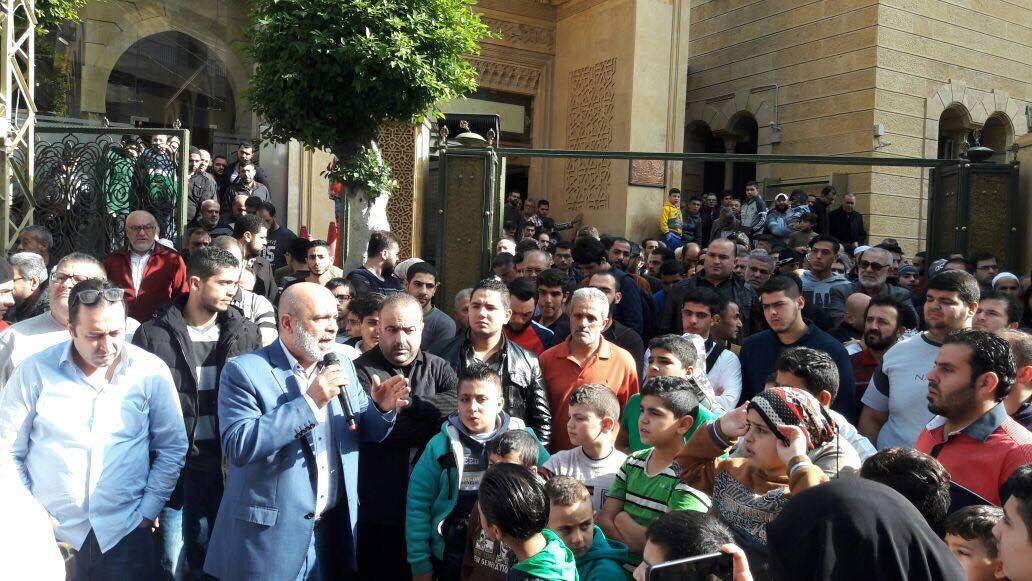 اعتصام لأهالي موقوفي عبرا في صيدا ومطالبة بالعفو العام