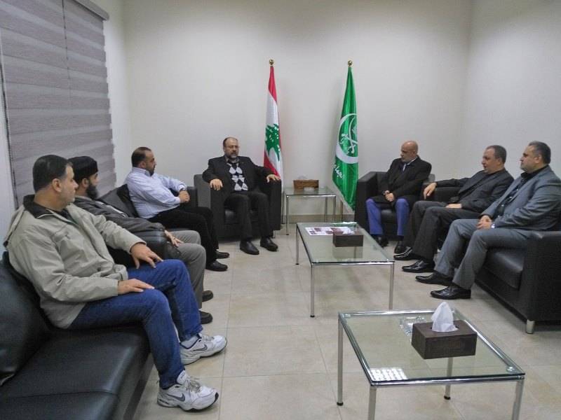 الجماعة الاسلامية التقت وفدا من حماس ودعوة للاسراع في كشف منفذي محاولة اغتيال حمدا