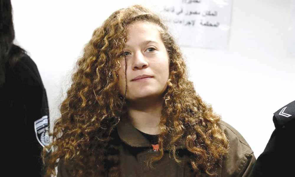 بلدة النبي صالح تنتفض للايقونة عهد التميمي