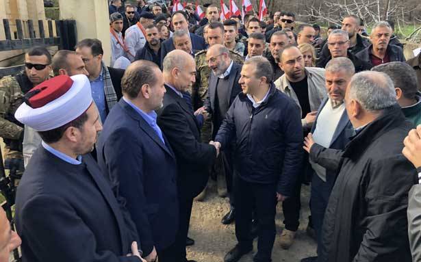باسيل استمع الى هواجس العكاريين