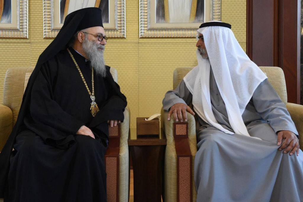 اليازجي زار وزيرالتسامح الإماراتي: تشديد على أهمية التعايش الإسلامي المسيحي