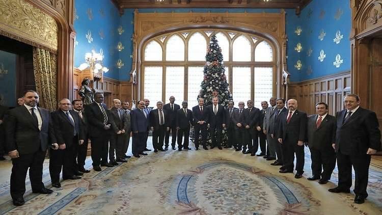 الخارجية الروسية تنشر صورة عن لقاء لافروف بالسفراء العرب