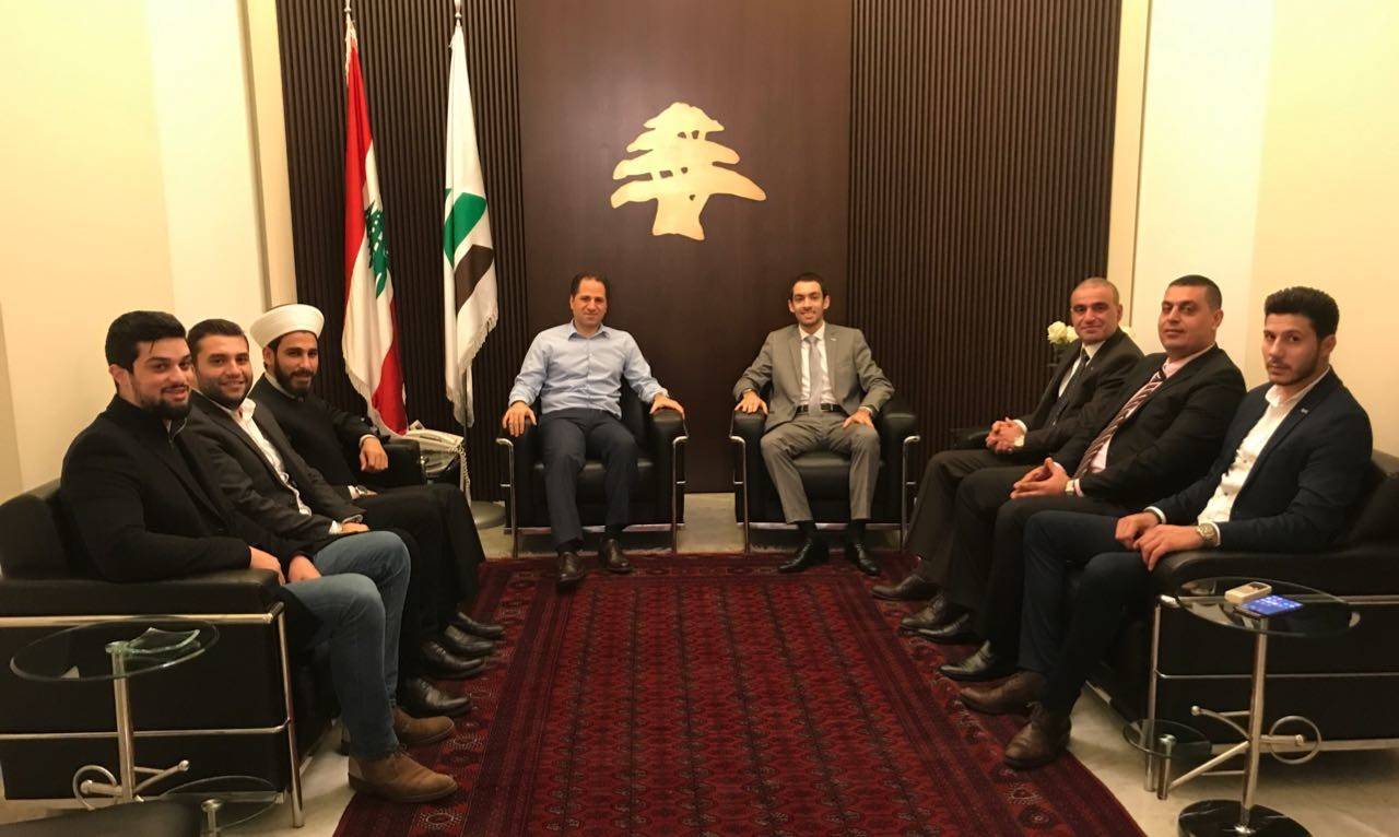 الجميل استقبل رئيس 
