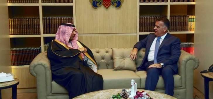 ابراهيم استقبل سفيري السعودية وتركيا