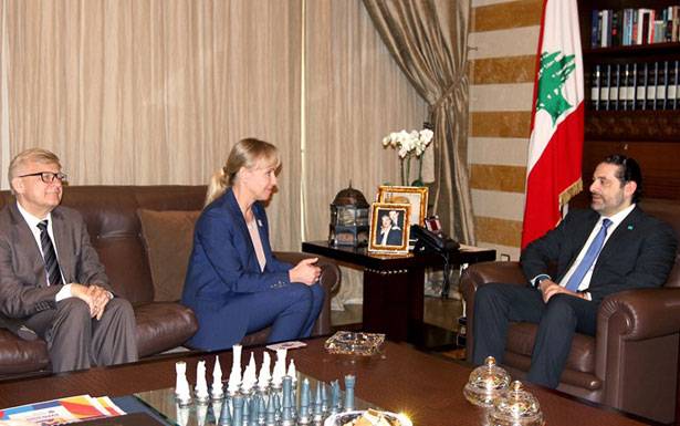 الحريري استقبل زاسبكين