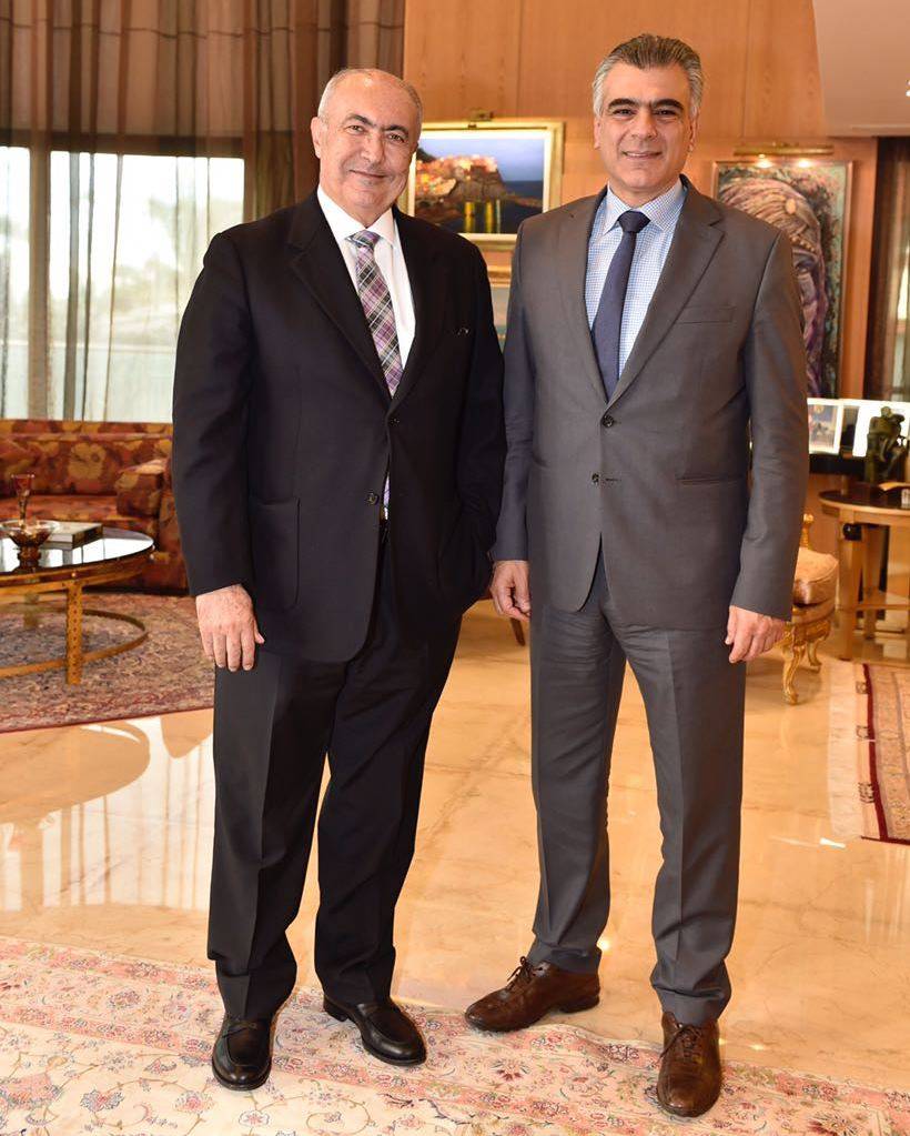 مخزومي استقبل الصايغ: المرحلة دقيقة تتطلب تعزيز الاستقرار الأمني والسياسي والاقتصادي