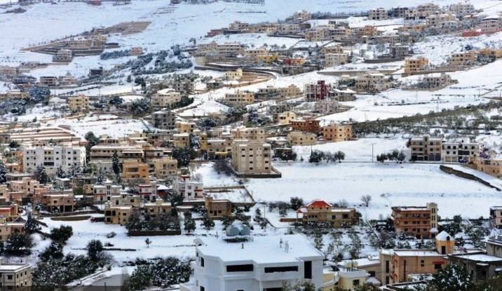 بلدات قضاء بنت جبيل ترتدي ثوبها الأبيض