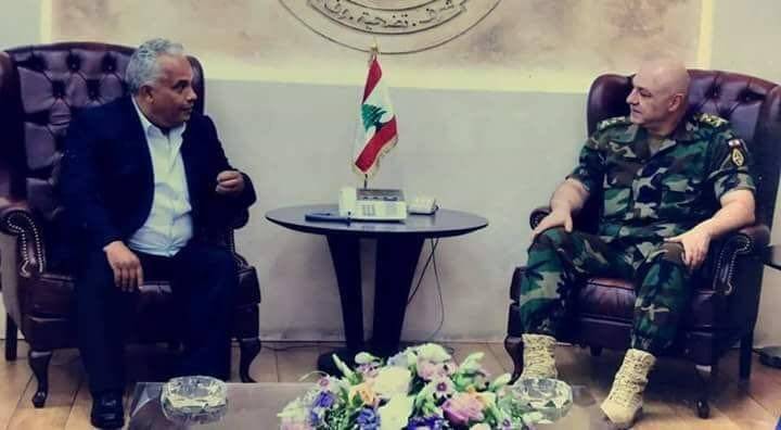 من زار قائد الجيش؟