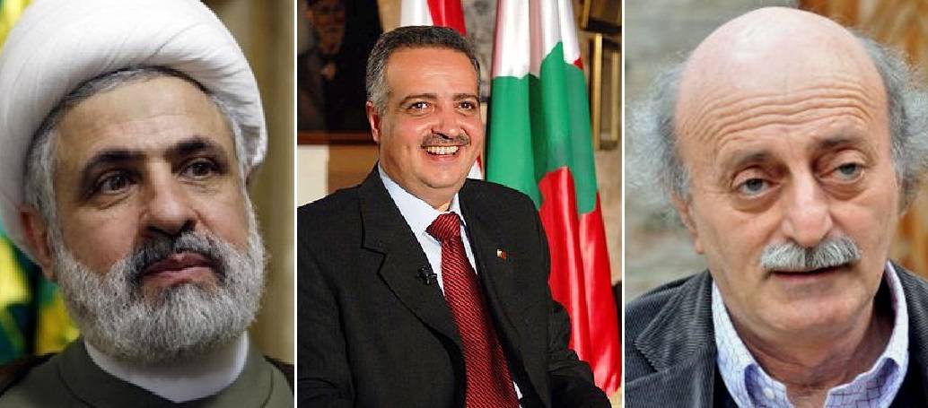 سوريا جمعت ارسلان ووهاب في لائحة وحزب الله جمعهم مع التيار الوطني 
جنبلاط شعر باختراق حزب الله لمنطقة نفوذه والنسبية قد تؤدي إلى خروقات
