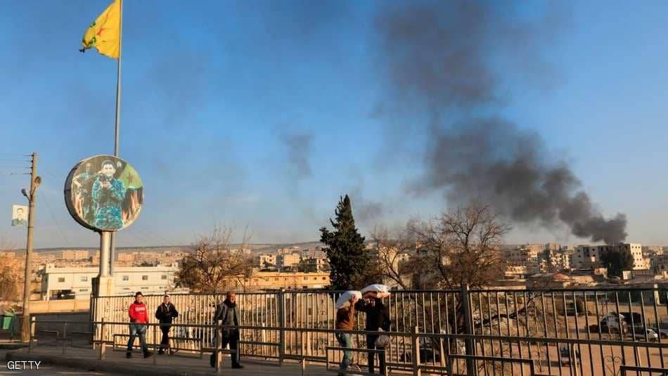 الجيش التركي يقصف مدرسة ومحطة مياه في عفرين