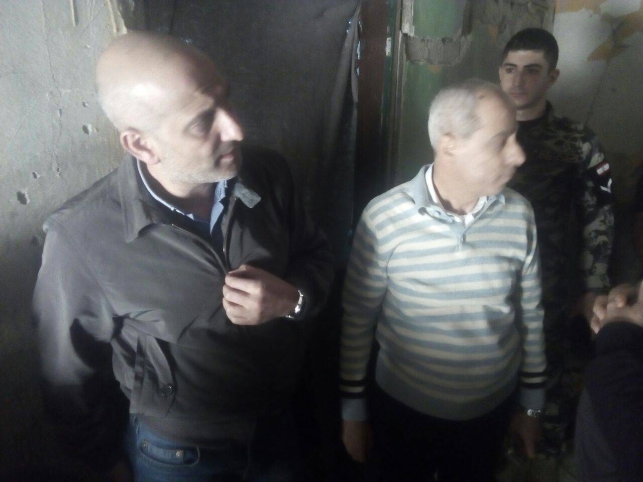 خير تفقد اضرار الاشتباك الاخير في التبانة