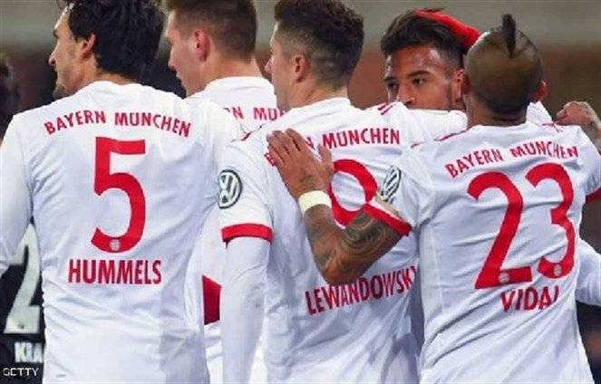 كأس ألمانيا: بايرن ميونيخ إلى نصف النهائي