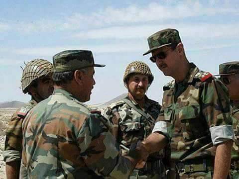 الرئيس الاسد تفقد مطار دمشق الدولي ومطار 