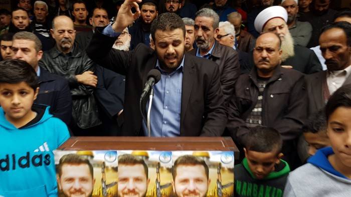اعتصام لحركة حماس في عين الحلوة وفاء لدماء الشهيد أحمد جرار وتأكيدًا على نهج الجهاد والمقاومة
