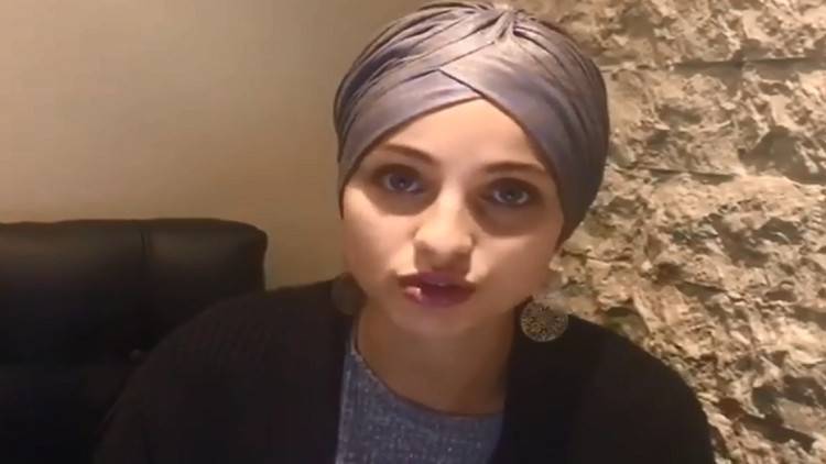 بالفيديو: متسابقة 
