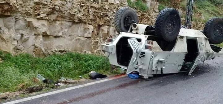 ناقلة جنود تابعة لليونيفيل تدهورت بوادي الحجير