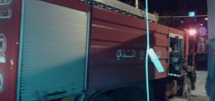 الدفاع المدني: إخماد حريق داخل شقة سكنية في جويا بصور