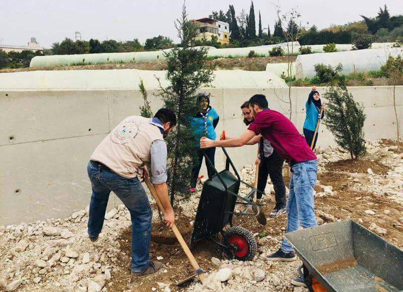 حملة تشجير في البيسارية
