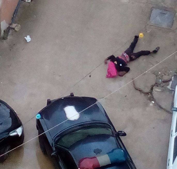 بالصورة: قفزت عن الطابق السابع في صيدا!