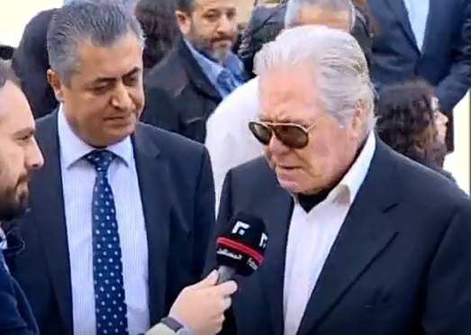 ماذا قال حسين فهمي من أمام ضريح الشهيد الحريري؟