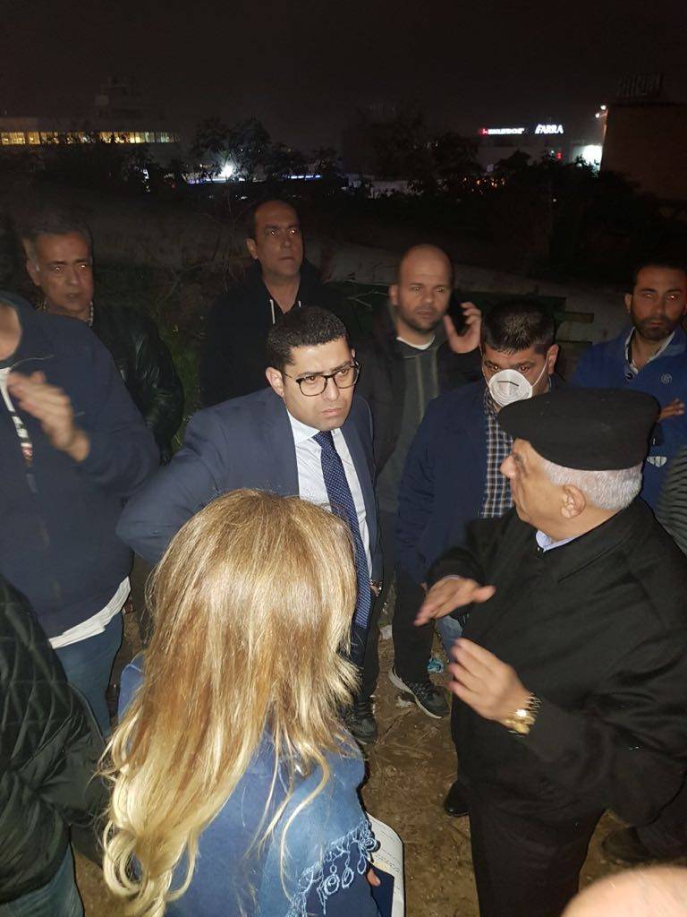 محافظ جبل لبنان تفقد مكان الحريق بلمنطقة الصناعية بالمكلس