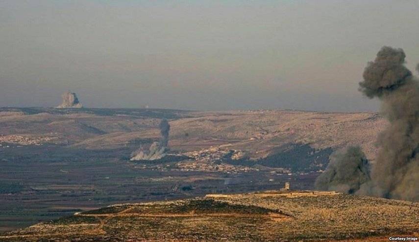 قصف تركي على قرى وبلدات عفرين بالطائرات والمدافع والصواريخ