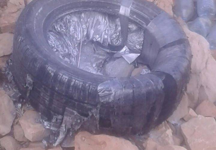 في بعلبك.. إطار مفخخ بكمية كبيرة من المتفجرات وصاروخ