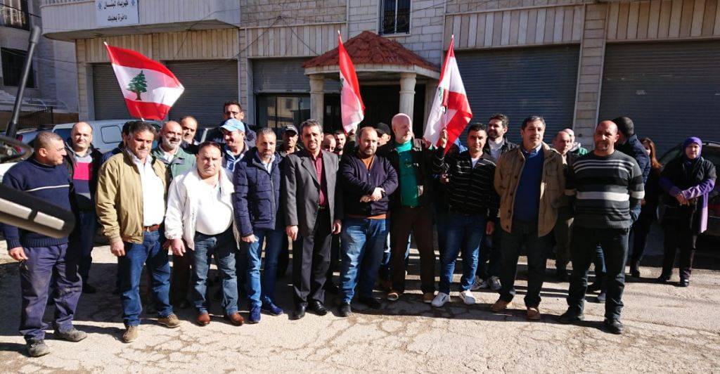 اعتصام للمياومين في بعلبك وكلمات شددت على التثبيت