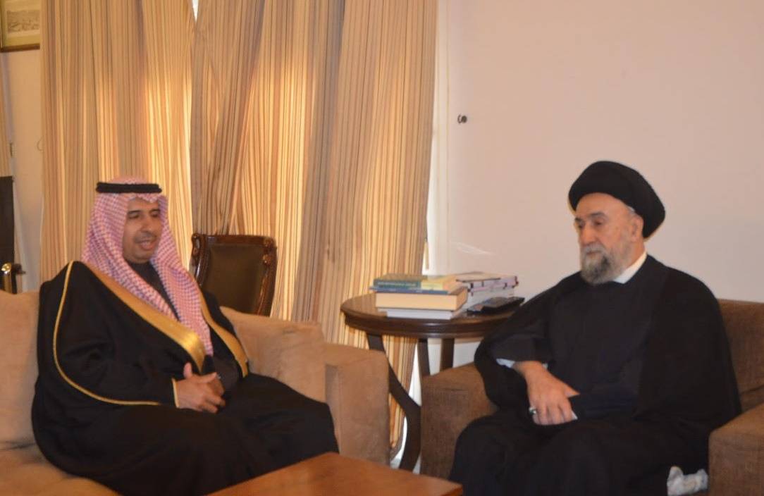 العلامة الامين استقبل السفير السعودي