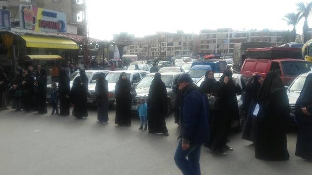 اعتصام لأهالي الموقوفين الإسلاميين عند مستديرة أبو علي بطرابلس