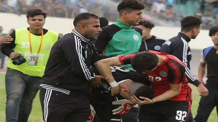 حارس عراقي يُبكي فريقه بخبر مفجع أخفاه حتى نهاية المباراة