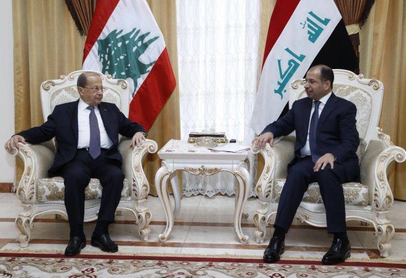 عون خلال لقائه الجبوري وعلاوي: بالوحدة الوطنية نواجه التحديات