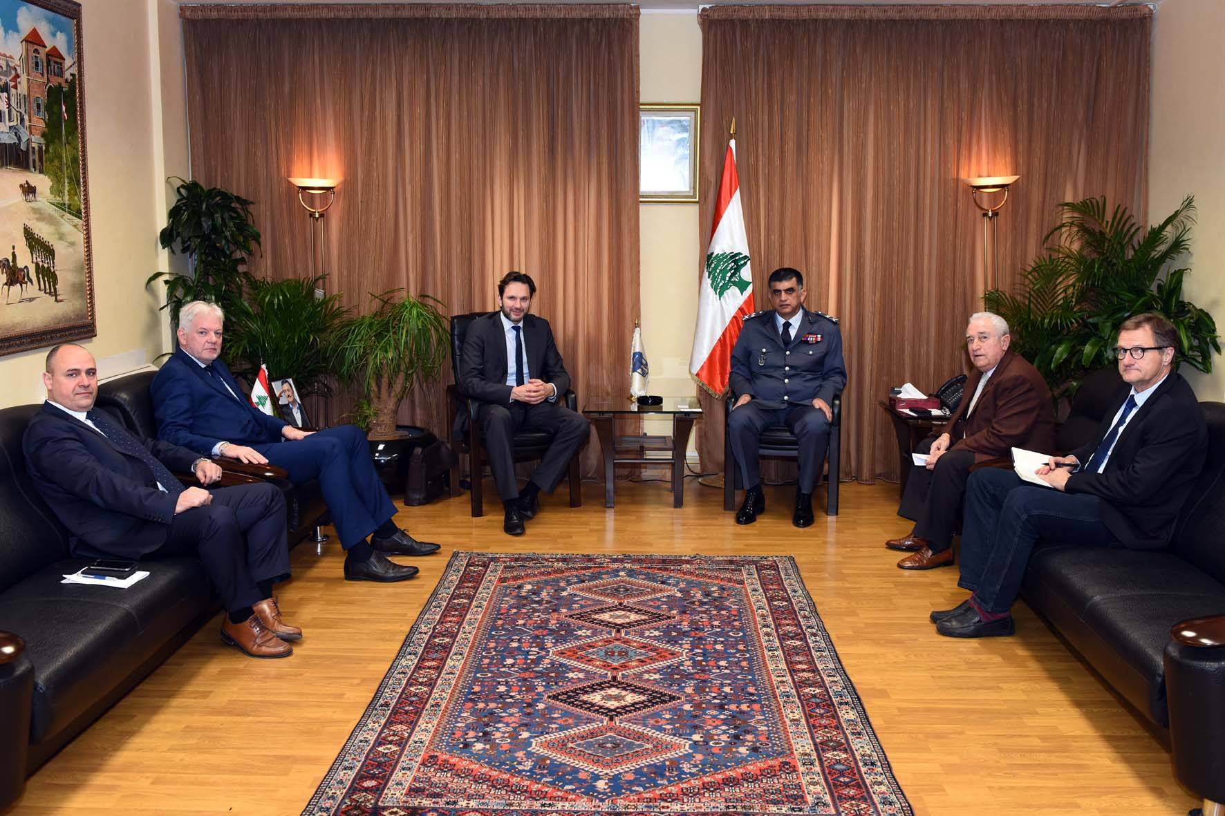 عثمان استقبل وفد بعثة المركز الدولي لتطوير سياسات الهجرة