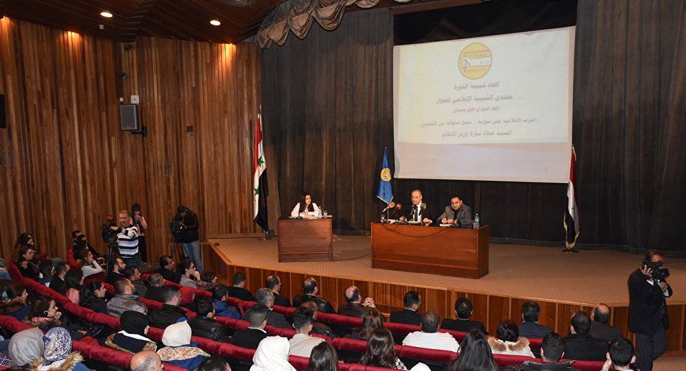 تصريح ناري من وزير الإعلام السوري.. من قصد به؟