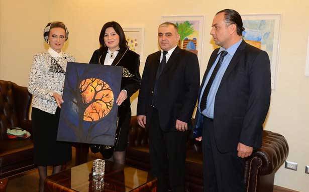 رندة برّي استقبلت رئيسة «جمعيّة المرأة» في جورجيا
