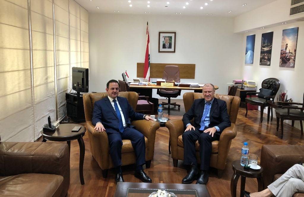 كيدانيان عرض مع سفير اوستراليا سبل تسهيل مجيء السياح الاوستراليين الى لبنان