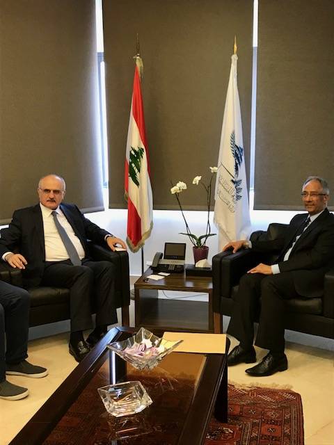 خليل عرض الأوضاع مع سفيري اوستراليا وباكستان