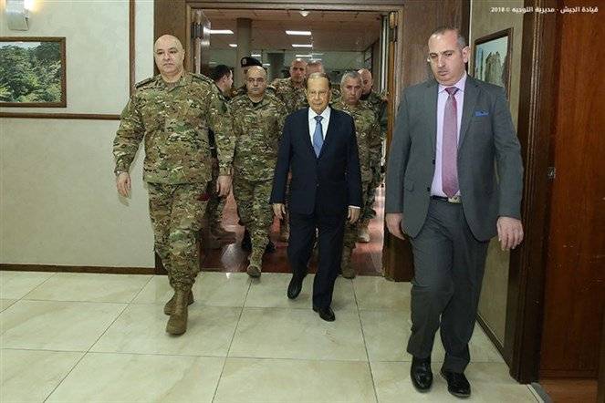 بالصور..الرئيس عون زار قيادة الجيش في اليرزة